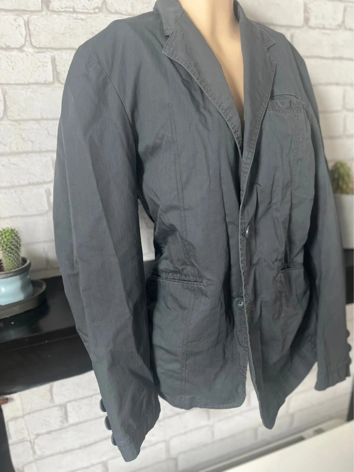 Chaqueta blazer gris oscuro – Kiabi – Talla 44 – photo 3